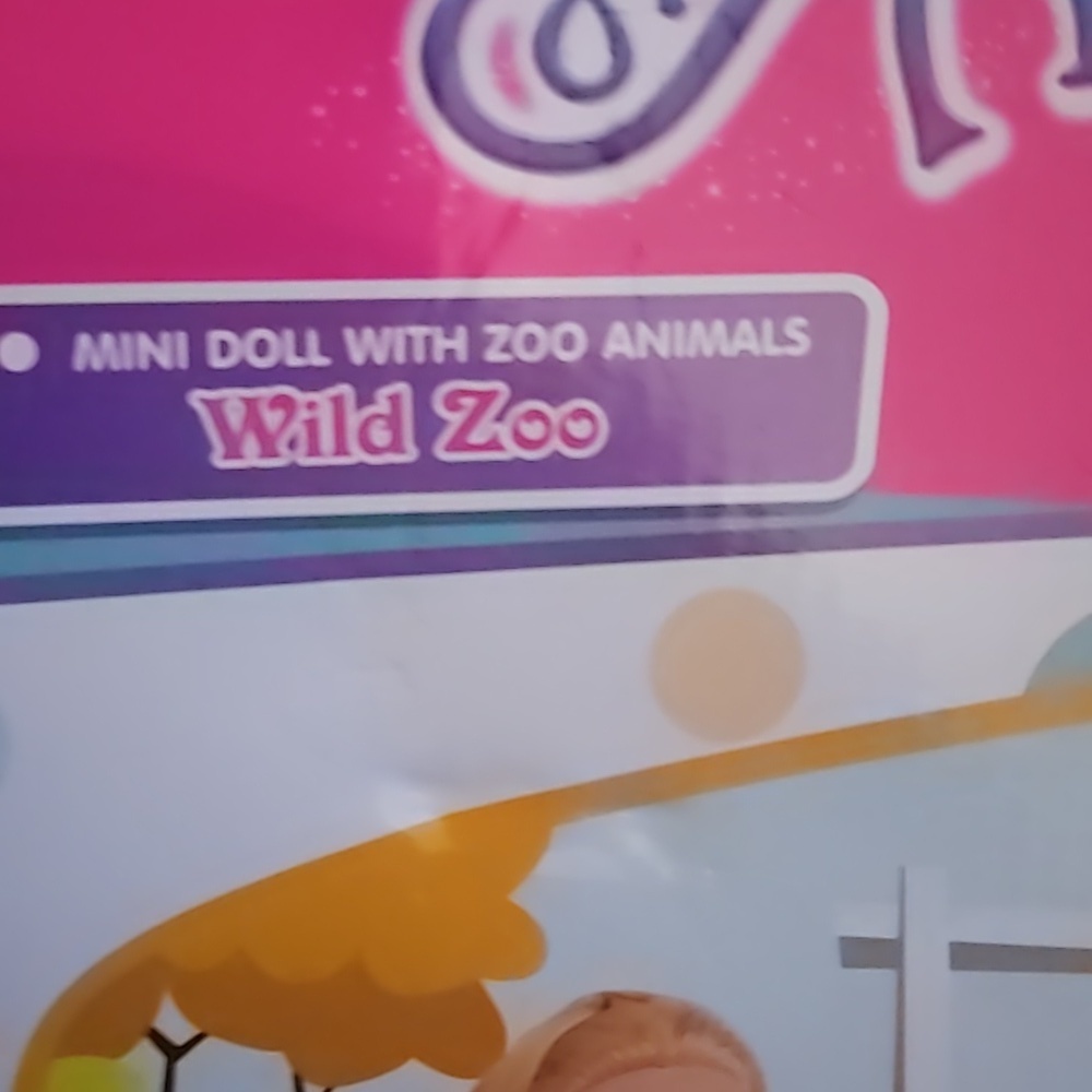 Imagine Angel 7 Piece Mini Doll Zoo Animals Tiger Hippo Lion Bear Elephant Rhino - Picture 12 of 12